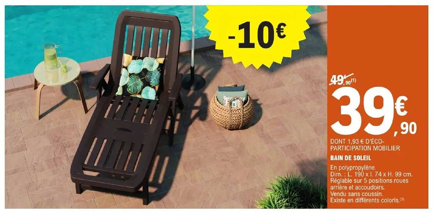 Promo Bain De Soleil chez E.Leclerc - 123Catalogue.fr