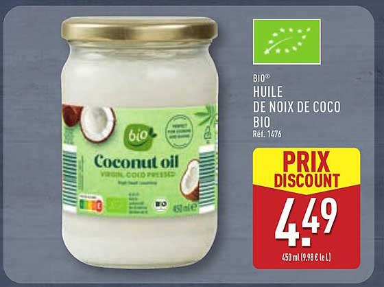 BIO HUILE DE NOIX DE COCO BIO