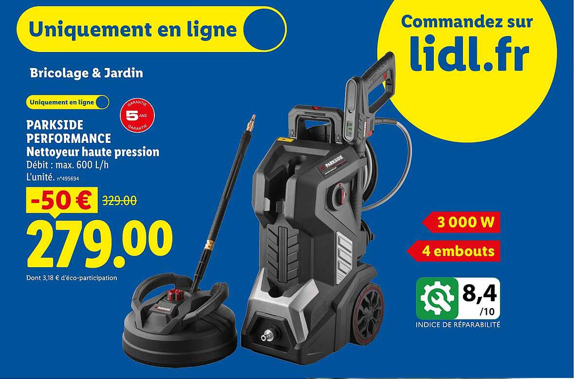 Nettoyeur Haute Pression Lidl Avis