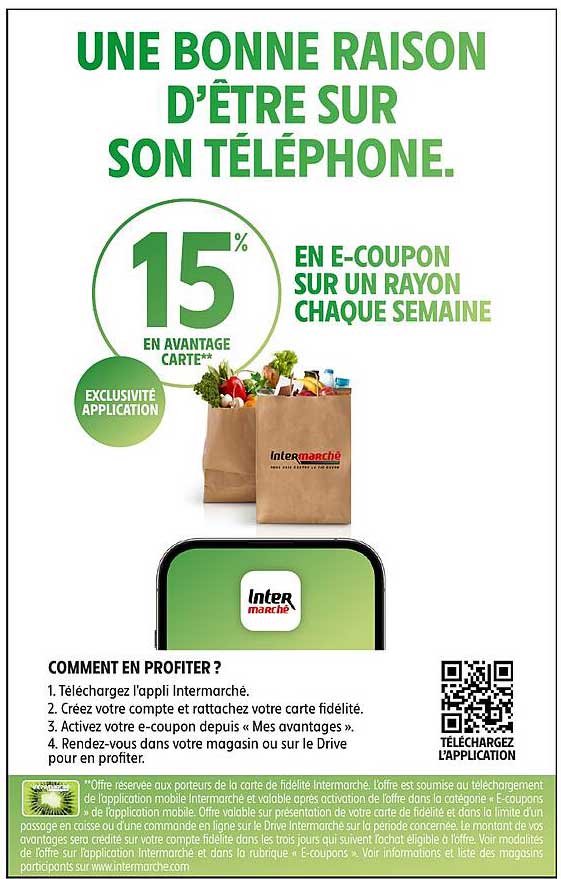 15% EN AVANTAGE CARTE