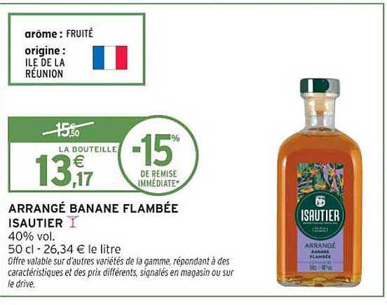 ARRANGÉ BANANE FLAMBÉE ISAUTIER