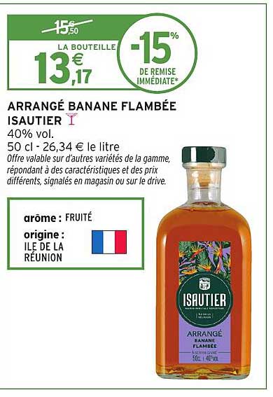 ARRANGÉ BANANE FLAMBÉE ISAUTIER