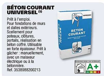 BÉTON COURANT UNIVERSEL