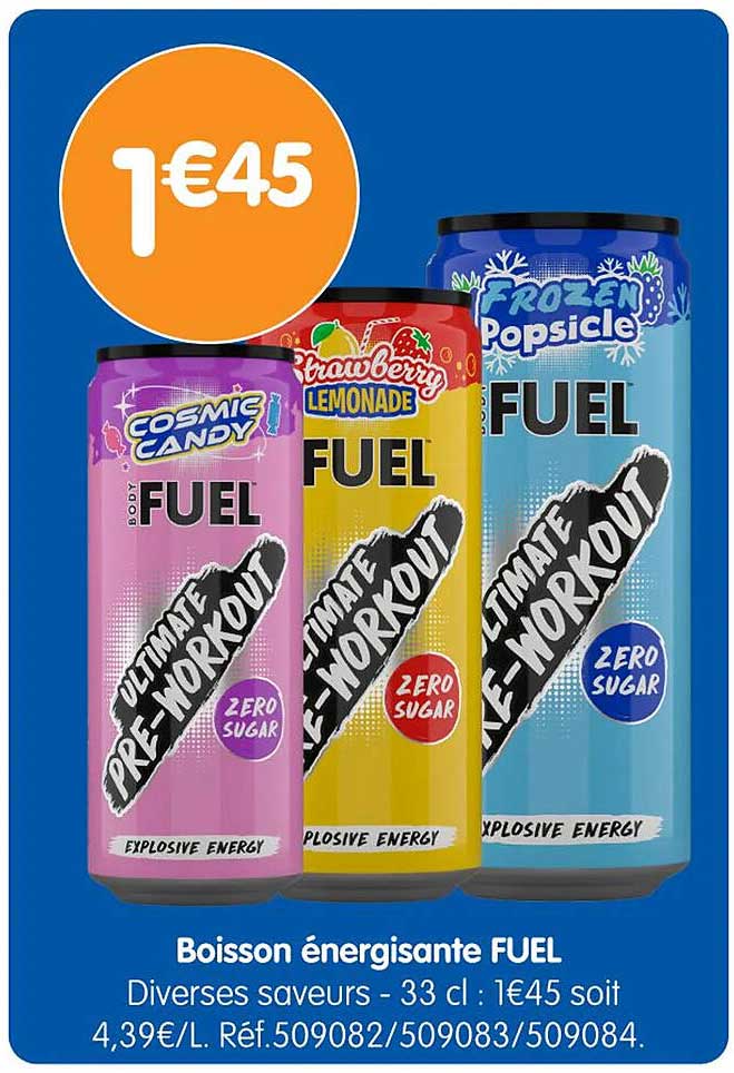 Boisson énergisante FUEL