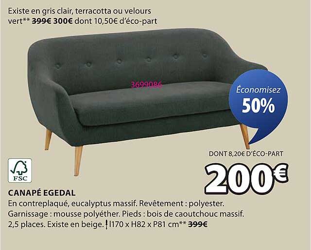 CANAPÉ EGEDAL
