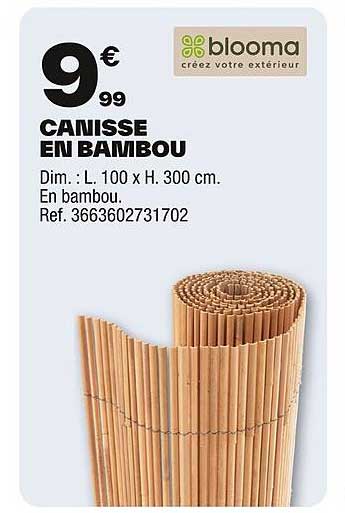 CANISSE EN BAMBOU
