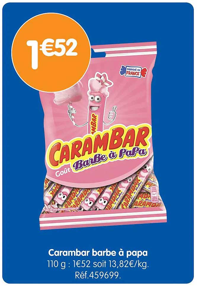 Carambar barbe à papa
