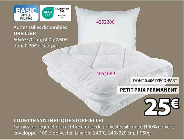 COUETTE SYNTHÉTIQUE STORFJELT