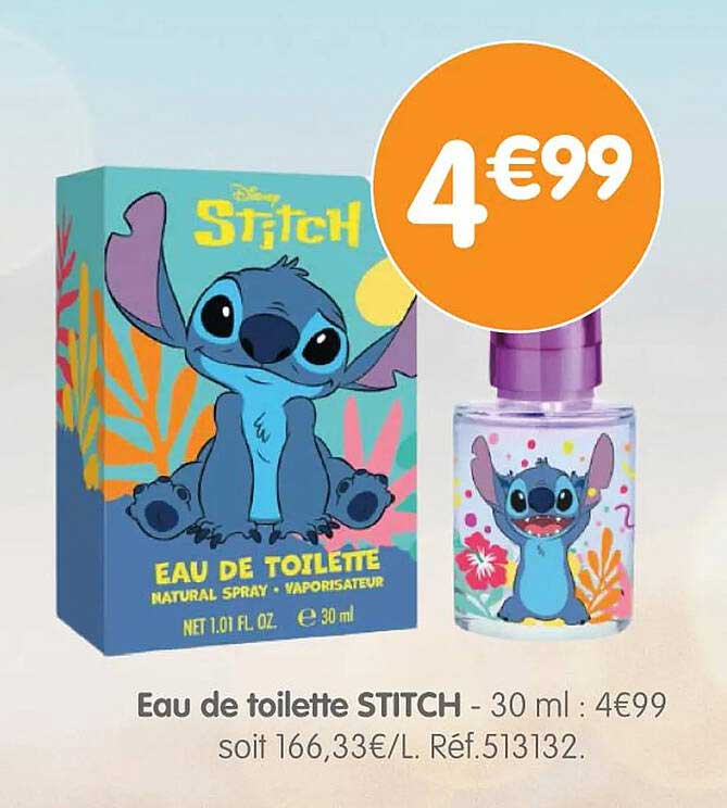 Eau de toilette STITCH - 30 ml : 4€99