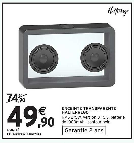 ENCEINTE TRANSPARENTE HALTERREGO