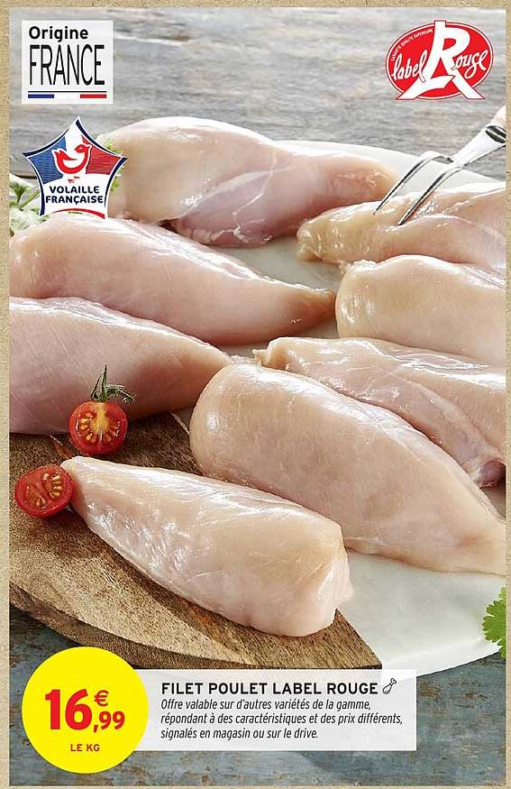 FILET POULET LABEL ROUGE