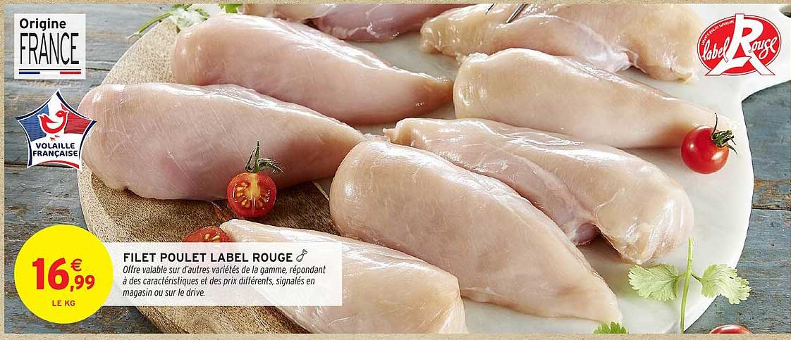 FILET POULET LABEL ROUGE