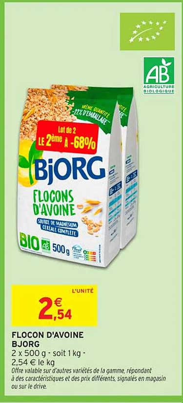 FLOCON D'AVOINE BJORG