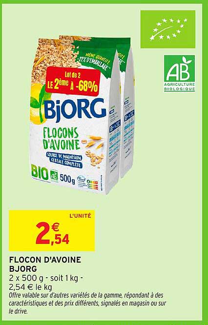 FLOCON D'AVOINE BJORG