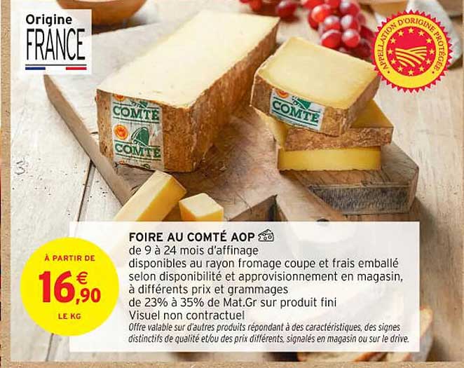 FOIRE AU COMTÉ AOP