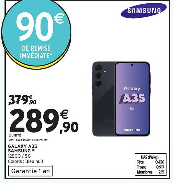GALAXY A35 SAMSUNG 128GO / 5G