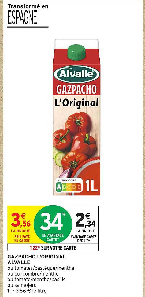 GAZPACHO L'ORIGINAL ALVALLE