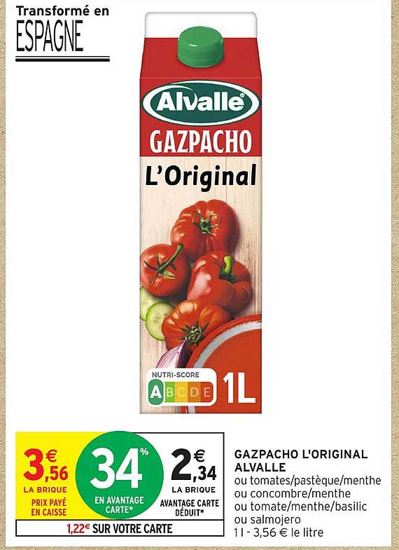 GAZPACHO L'ORIGINAL ALVALLE