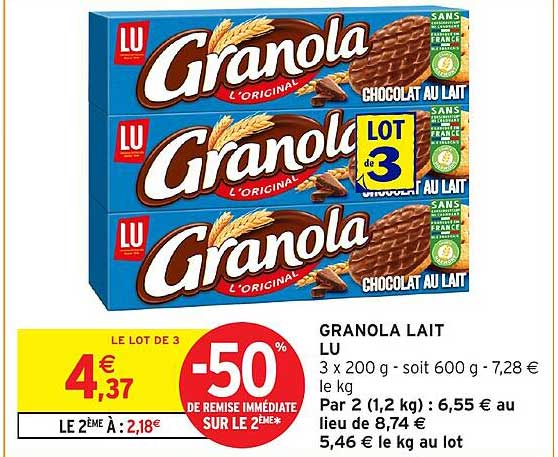 GRANOLA LAIT