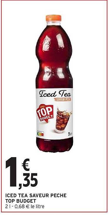 ICED TEA SAVEUR PECHE TOP BUDGET