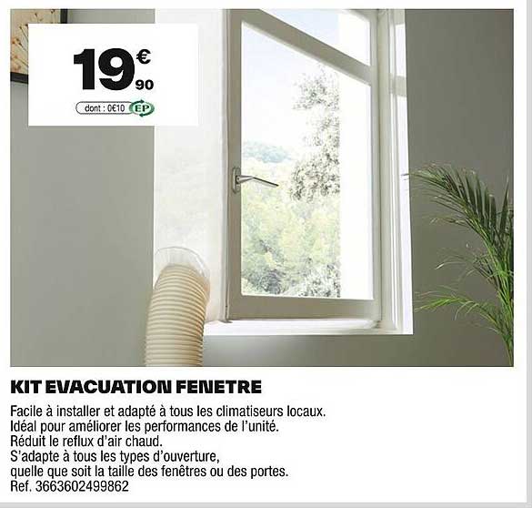 KIT EVACUATION FENETRE