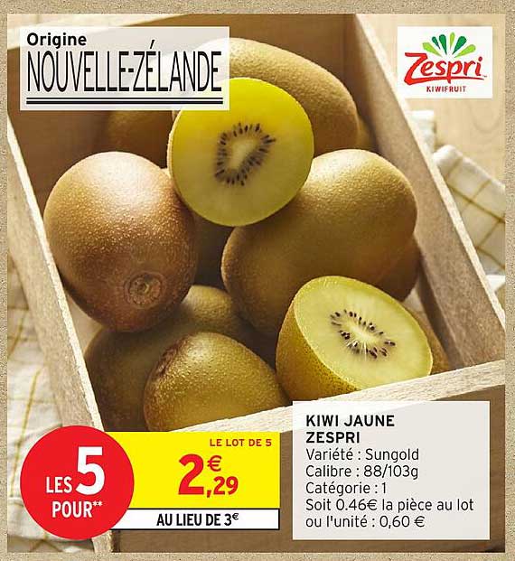 KIWI JAUNE ZESPRI