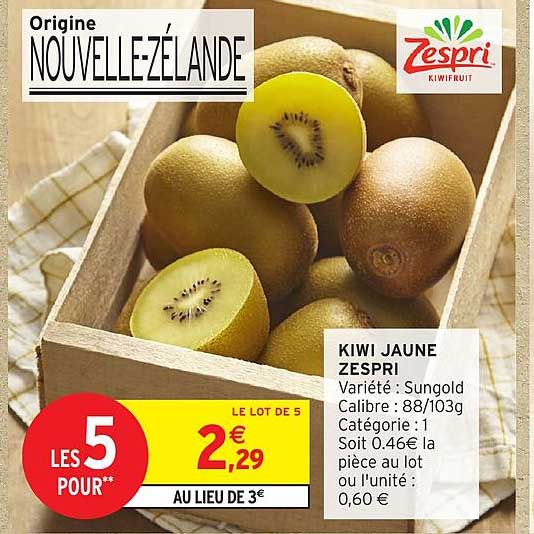 KIWI JAUNE ZESPRI