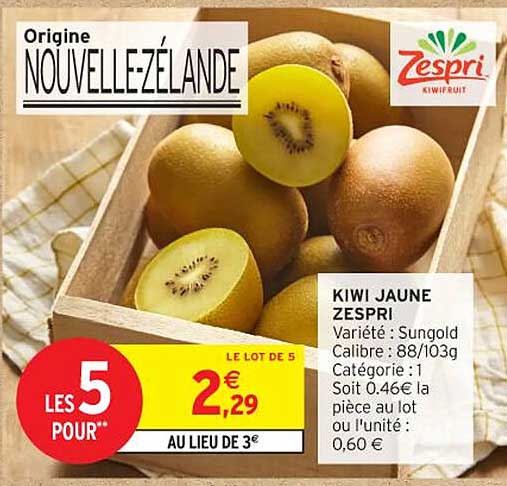 KIWI JAUNE ZESPRI