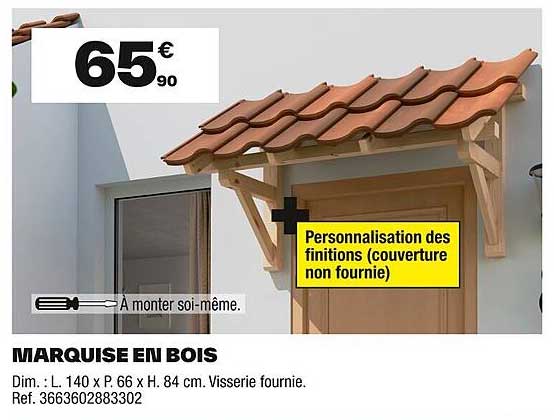 MARQUISE EN BOIS