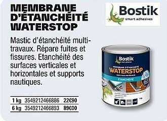 MEMBRANE D'ÉTANCHÉITÉ WATERSTOP