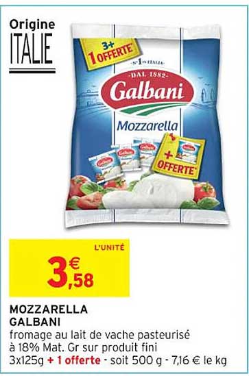 MOZZARELLA GALBANI