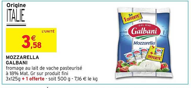 MOZZARELLA GALBANI