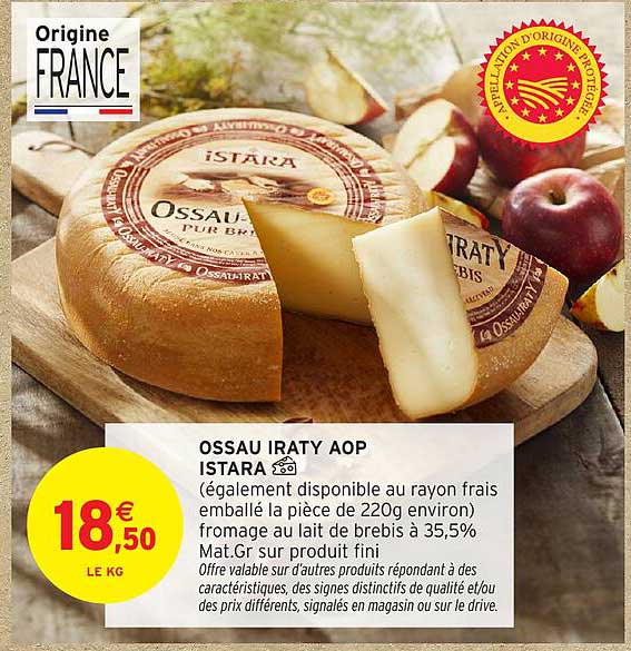 OSSau Iraty AOP Istara