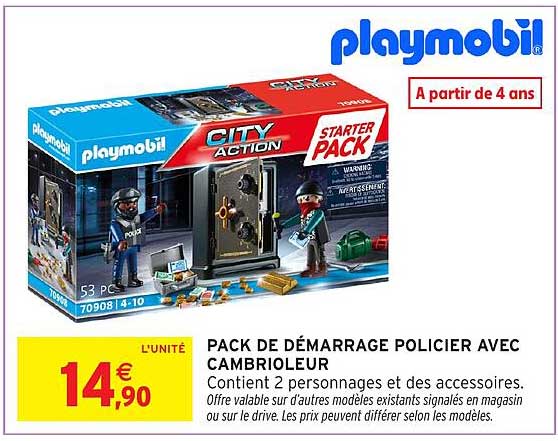 PACK DE DÉMARRAGE POLICIER AVEC CAMBRIOLEUR