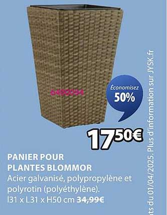 PANIER POUR PLANTES BLOMMOR