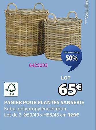 PANIER POUR PLANTES SANSEBIE