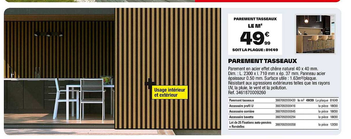 PAREMENT TASSEAUX