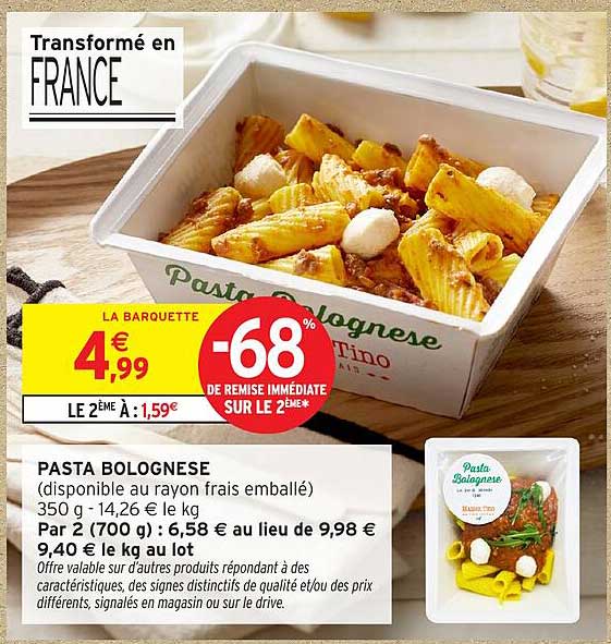Pasta Bolognese