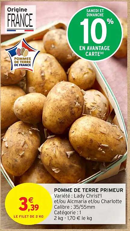 POMME DE TERRE PRIMEUR