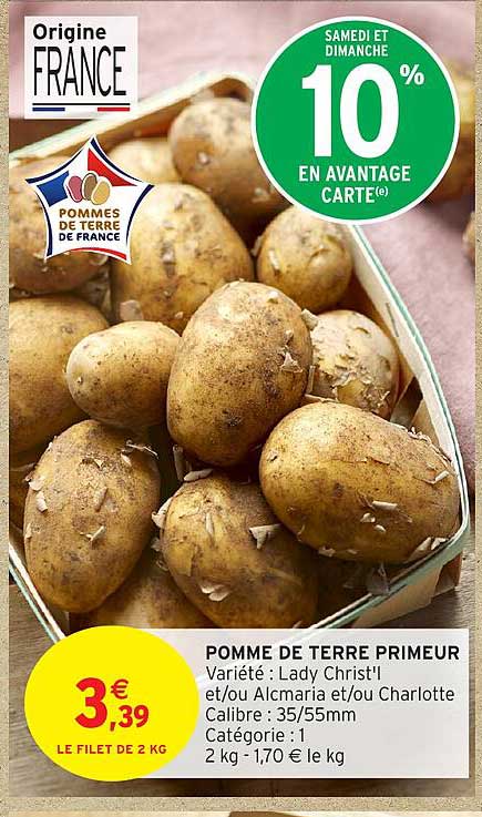 POMME DE TERRE PRIMEUR