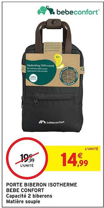 PORTE BIBERON ISOTHERME BEBE CONFORT