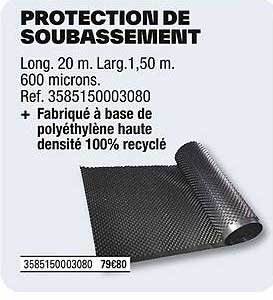 PROTECTION DE SOUBASSEMENT