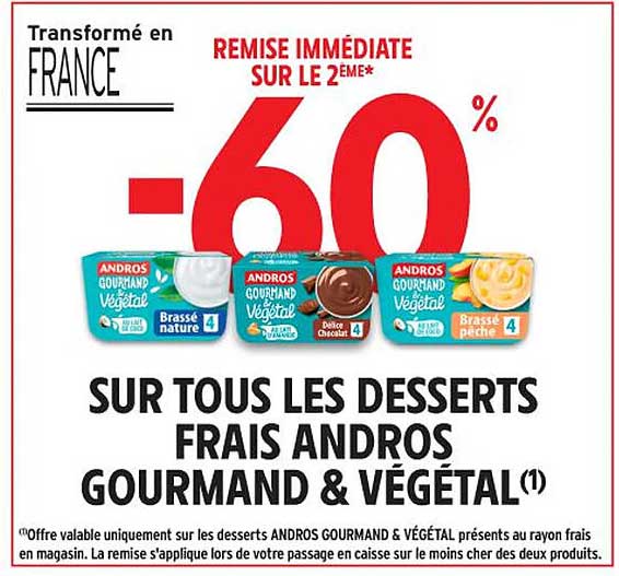 REMISSE IMMÉDIATE SUR LE 2EME* -60%