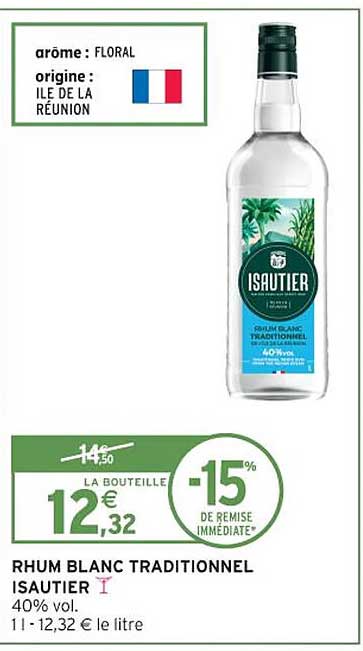 RHUM BLANC TRADITIONNEL ISAUTHIER