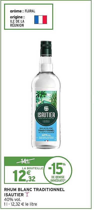 RHUM BLANC TRADITIONNEL ISAUTIER