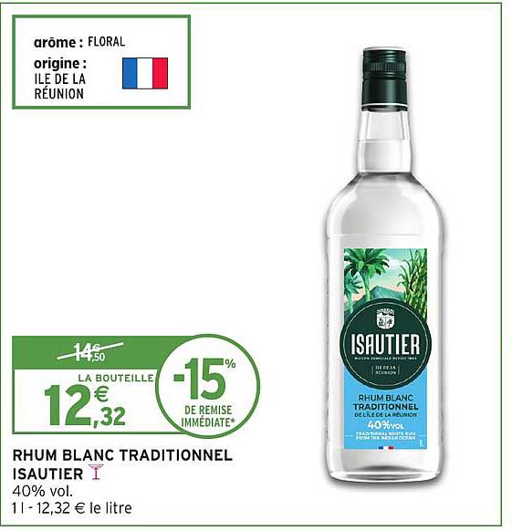 RHUM BLANC TRADITIONNEL ISAUTIER