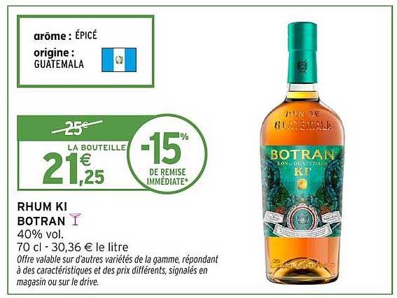 RHUM KI BOTRAN 40% vol.