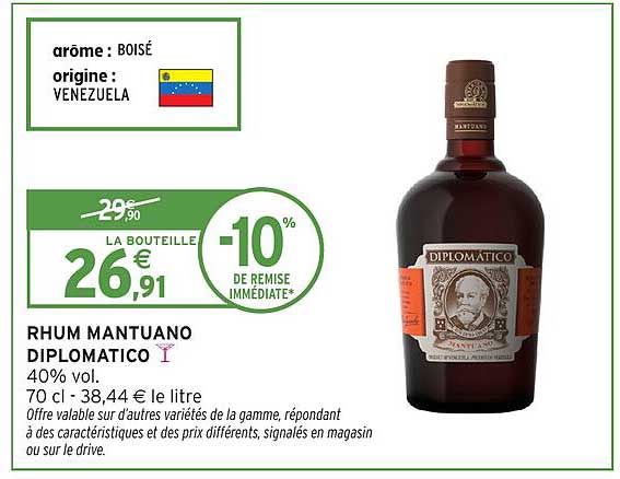 RHUM MANTUANO DIPLOMATICO
