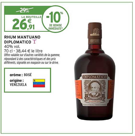 RHUM MANTUANO DIPLOMATICO