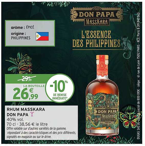 RHUM MASSKARA DON PAPA